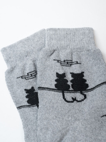 Носки ISSA Plus модель NS-401_светло-серый Фото