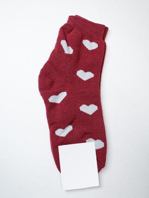 Шкарпетки ISSA Plus Модель NS-401_бордовый Фото