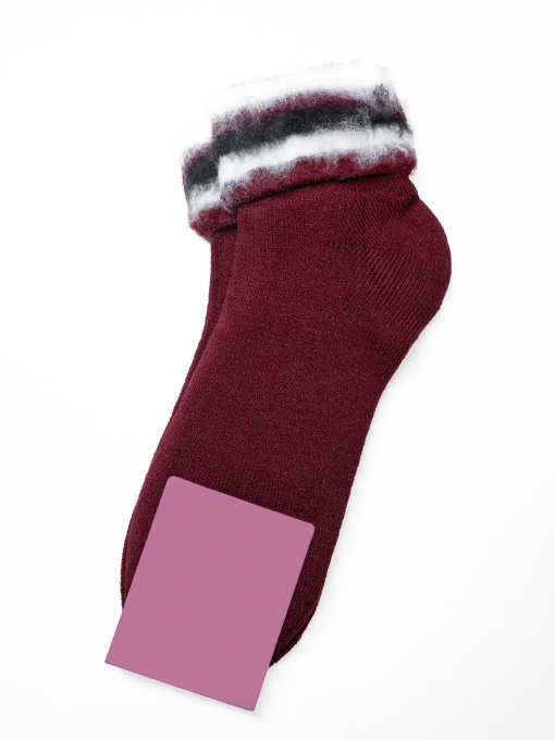 Шкарпетки ISSA Plus Модель NS-406_бордовый Фото