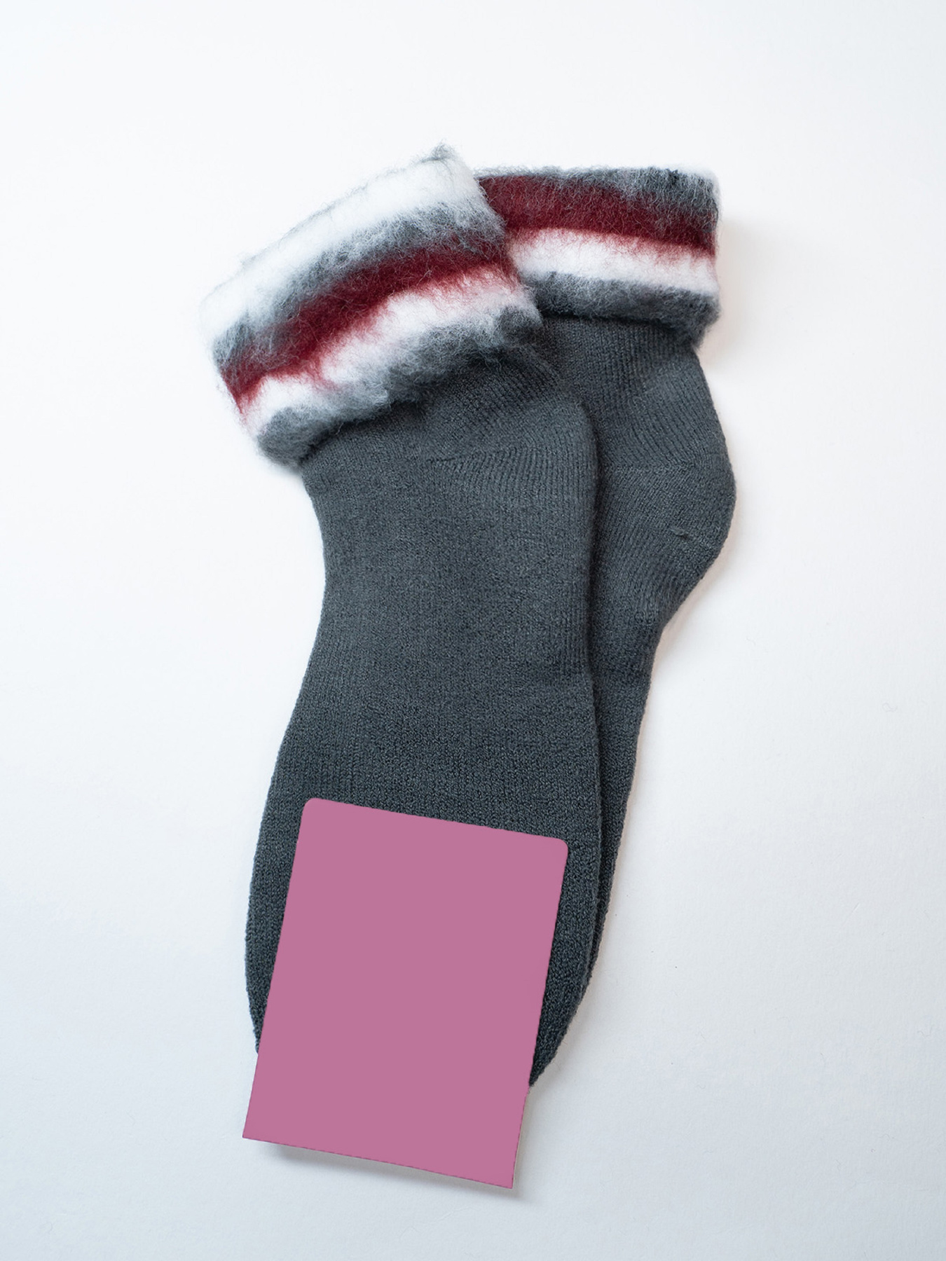 Шкарпетки ISSA Plus модель NS-406_темно-серый Фото