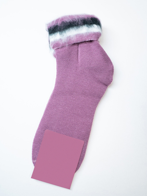 Носки ISSA Plus модель NS-406_сиреневый Фото