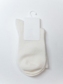 Носки ISSA Plus модель NS-410_молочный Фото