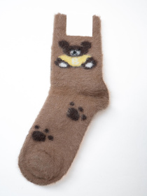 Носки ISSA Plus модель NS-415_бежевый Носки ISSA Plus модель NS-415_бежевый Фото