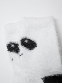 Носки ISSA Plus модель NS-418_белый_черный Фото