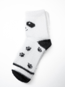 Носки ISSA Plus модель NS-418_белый_черный Фото