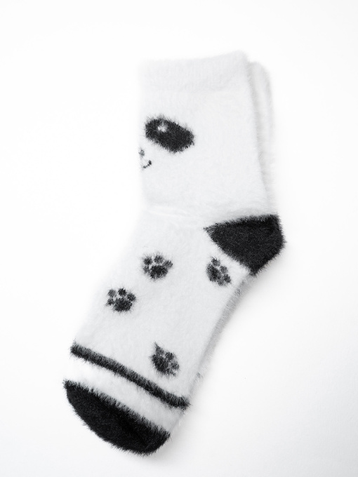 Носки ISSA Plus модель NS-418_белый_черный Фото