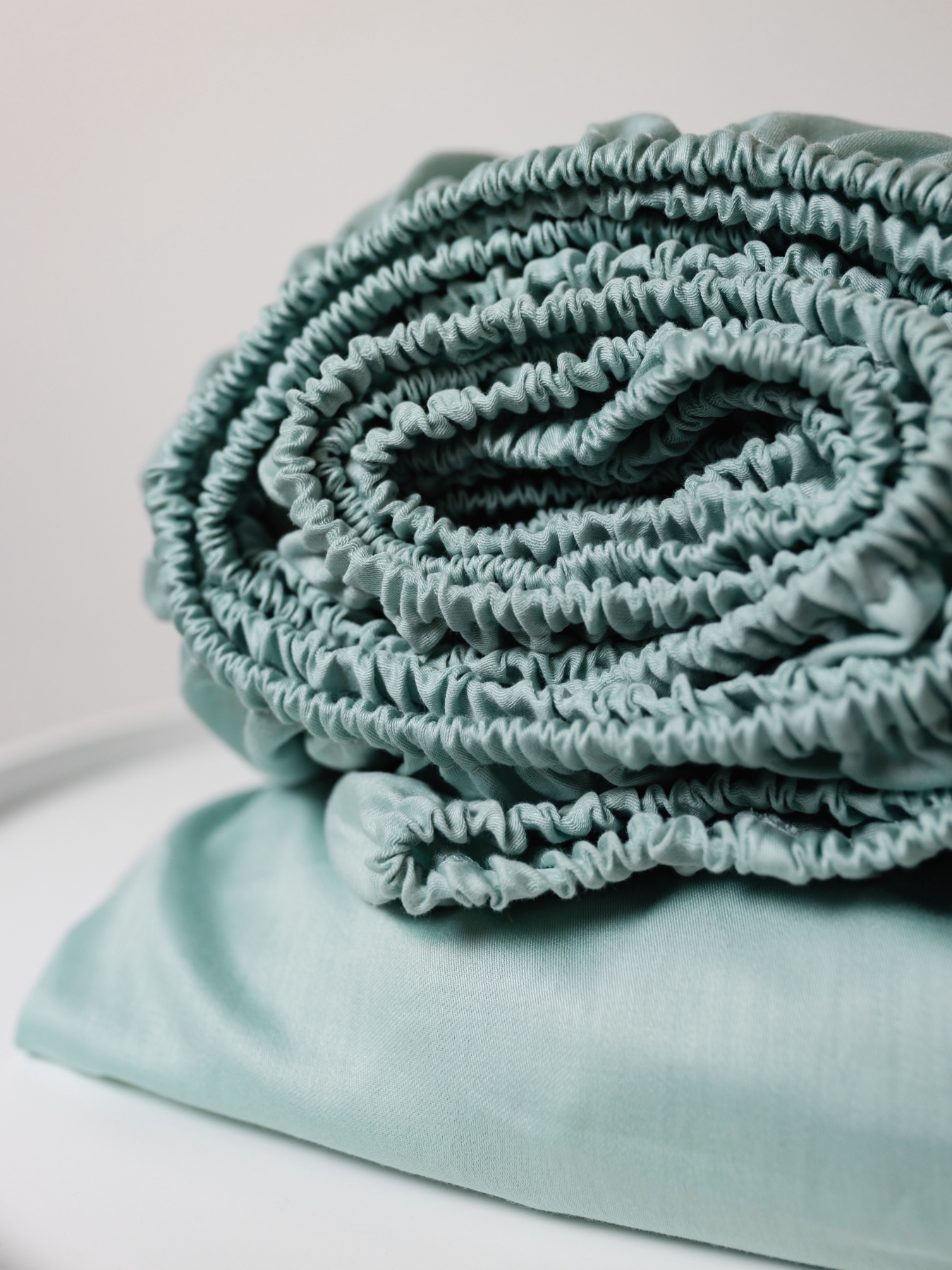 Простирадло на резинці м'ятне Cozy модель 8008960 Фото