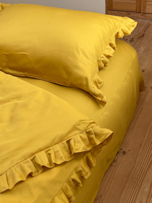 Простирадло на резинці медове Cozy модель 9830449 Фото