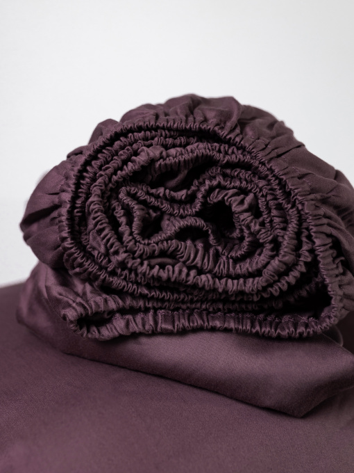 Простирадло на резинці слива Cozy модель 8008934 Фото