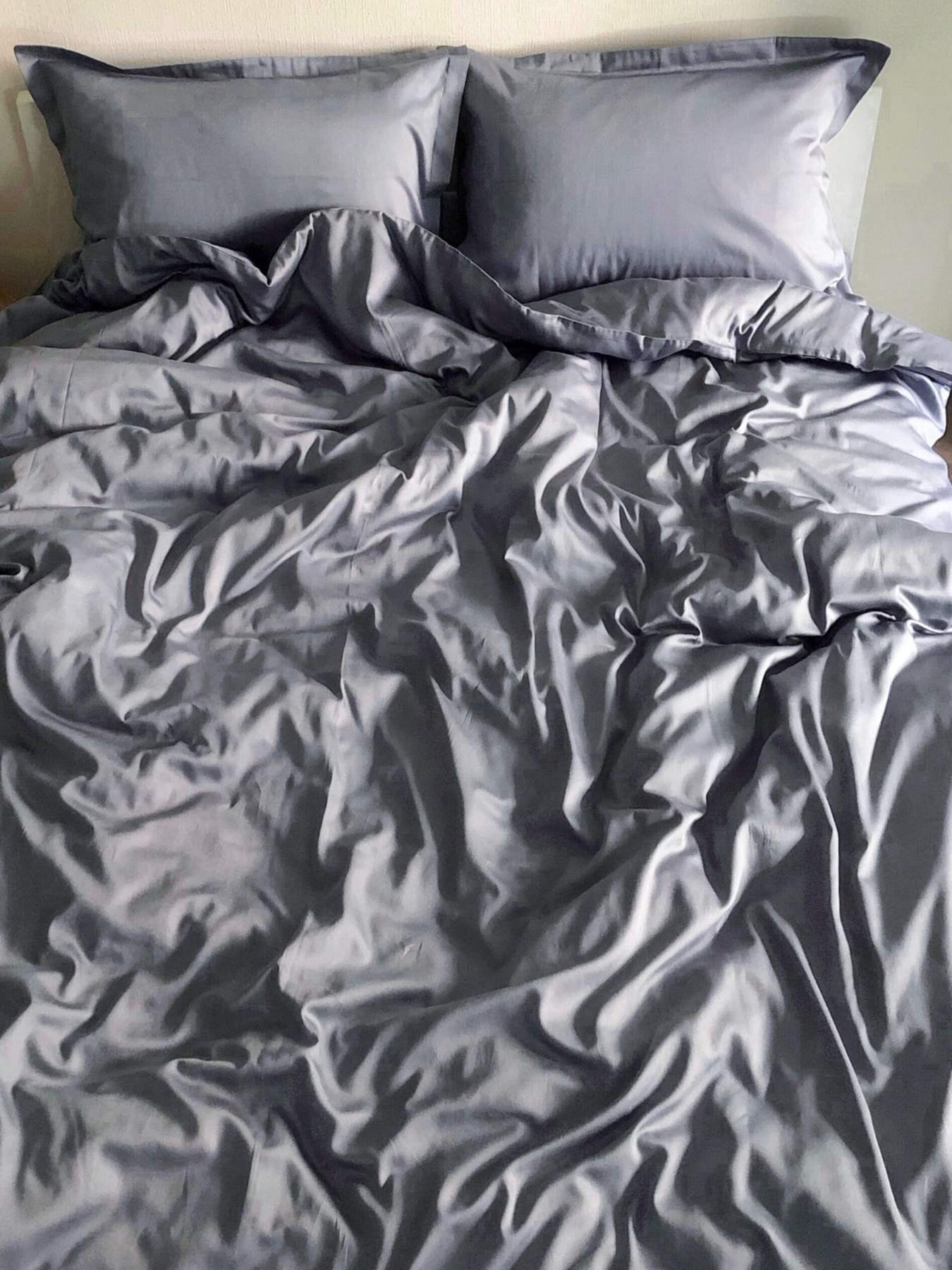 Простирадло на резинці темно-сіре Cozy модель 8008586 Фото