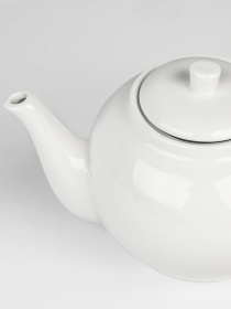 Заварочный чайник "Жемчужина" фарфоровый белый MBM MY HOME модель KP-96 WHITE Фото