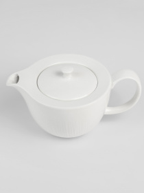Заварювальний чайник "Промінь" порцеляновий білий MBM HOME модель KP-112 WHITE Фото