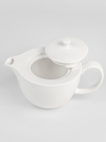 Заварювальний чайник "Промінь" порцеляновий білий MBM HOME модель KP-112 WHITE Фото