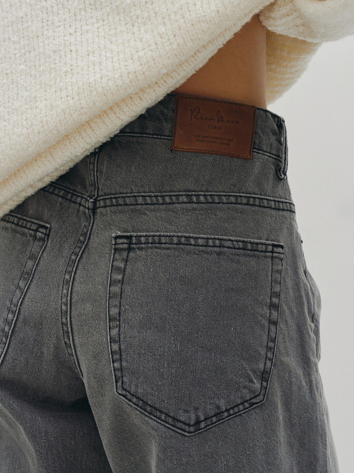 Широкие джинсы RicaMare модель RM4232-9-25DP Фото