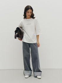 Широкие джинсы RicaMare модель RM4232-9-25DP Фото