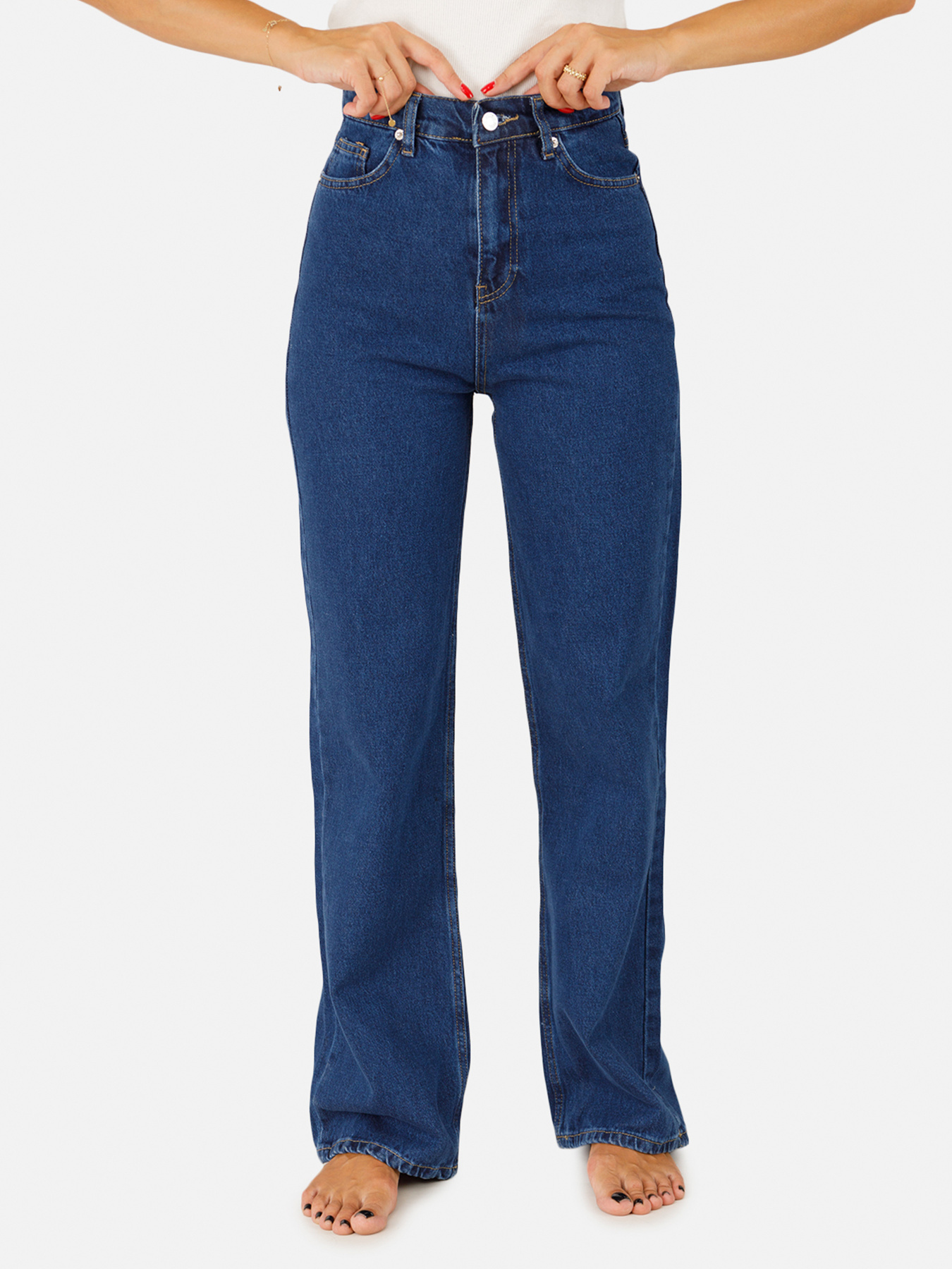 Джинсы YUKI модель ЦБ-00257325 Джинсы YUKI модель ЦБ-00257325 Фото