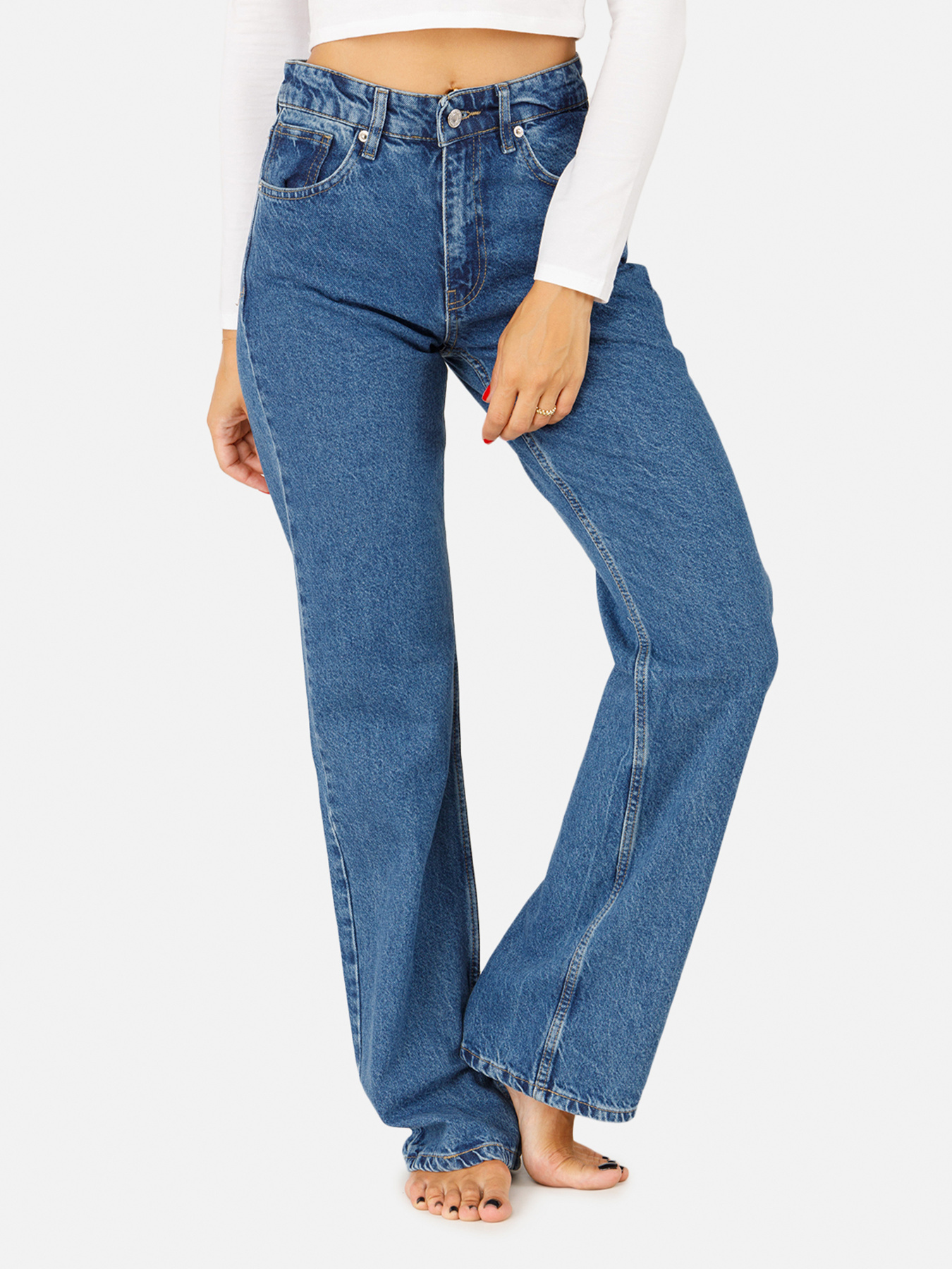 Джинсы YUKI модель ЦБ-00257328 Фото