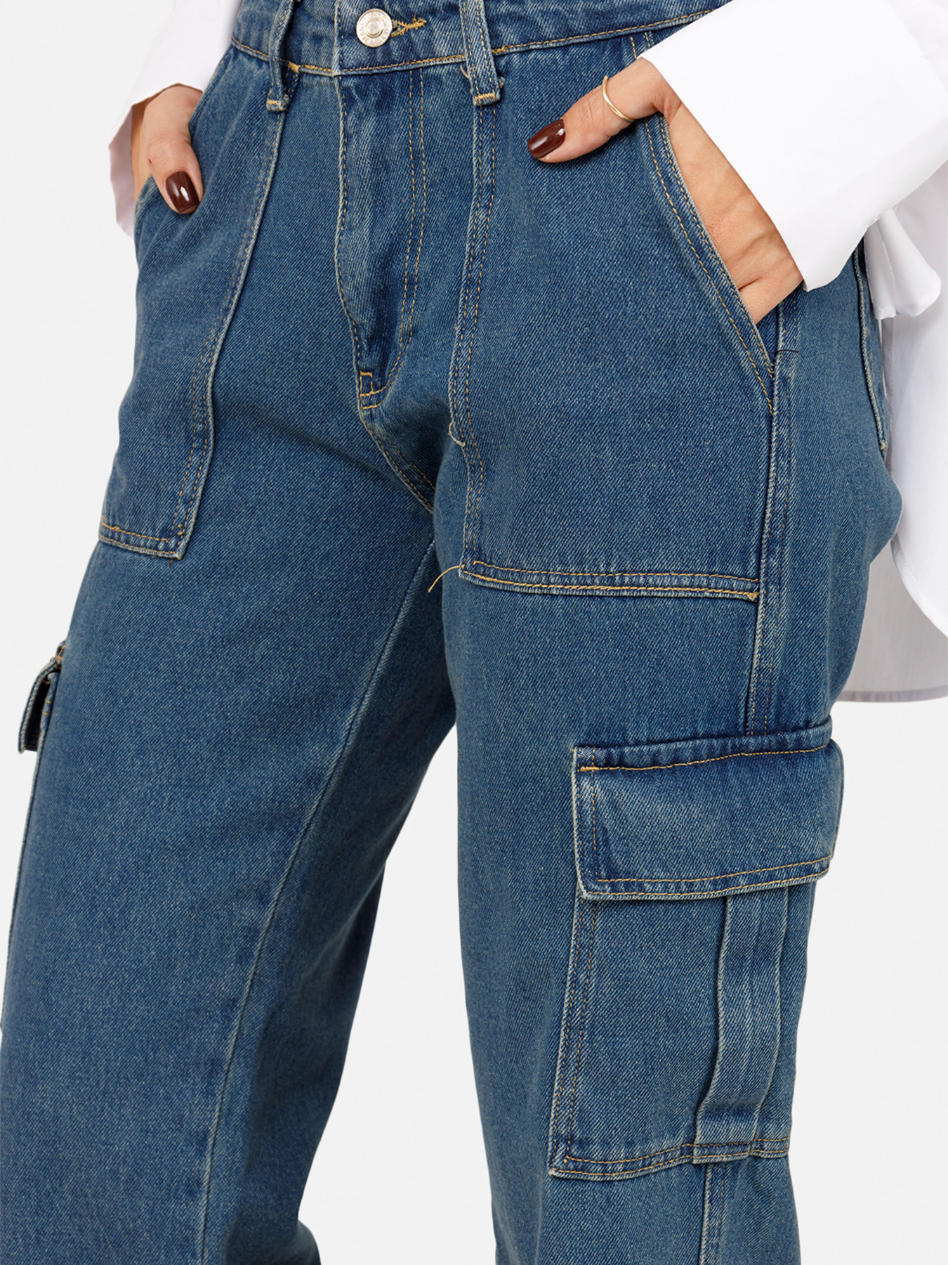 Джинсы YUKI модель ЦБ-00257336 Джинсы YUKI модель ЦБ-00257336 Фото