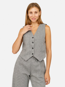 Жилет классический YUKI модель ЦБ-00260837 Фото