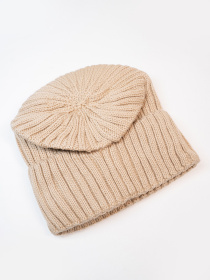 Шапка ISSA Plus модель SH-57_бежевый Фото