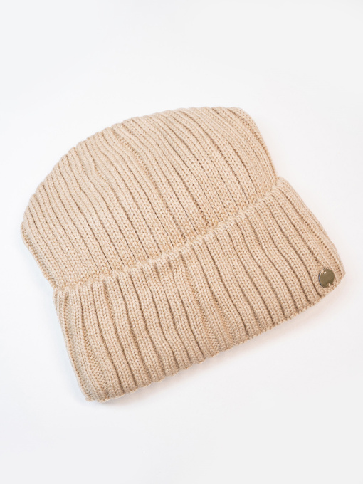 Шапка ISSA Plus модель SH-57_бежевый Фото