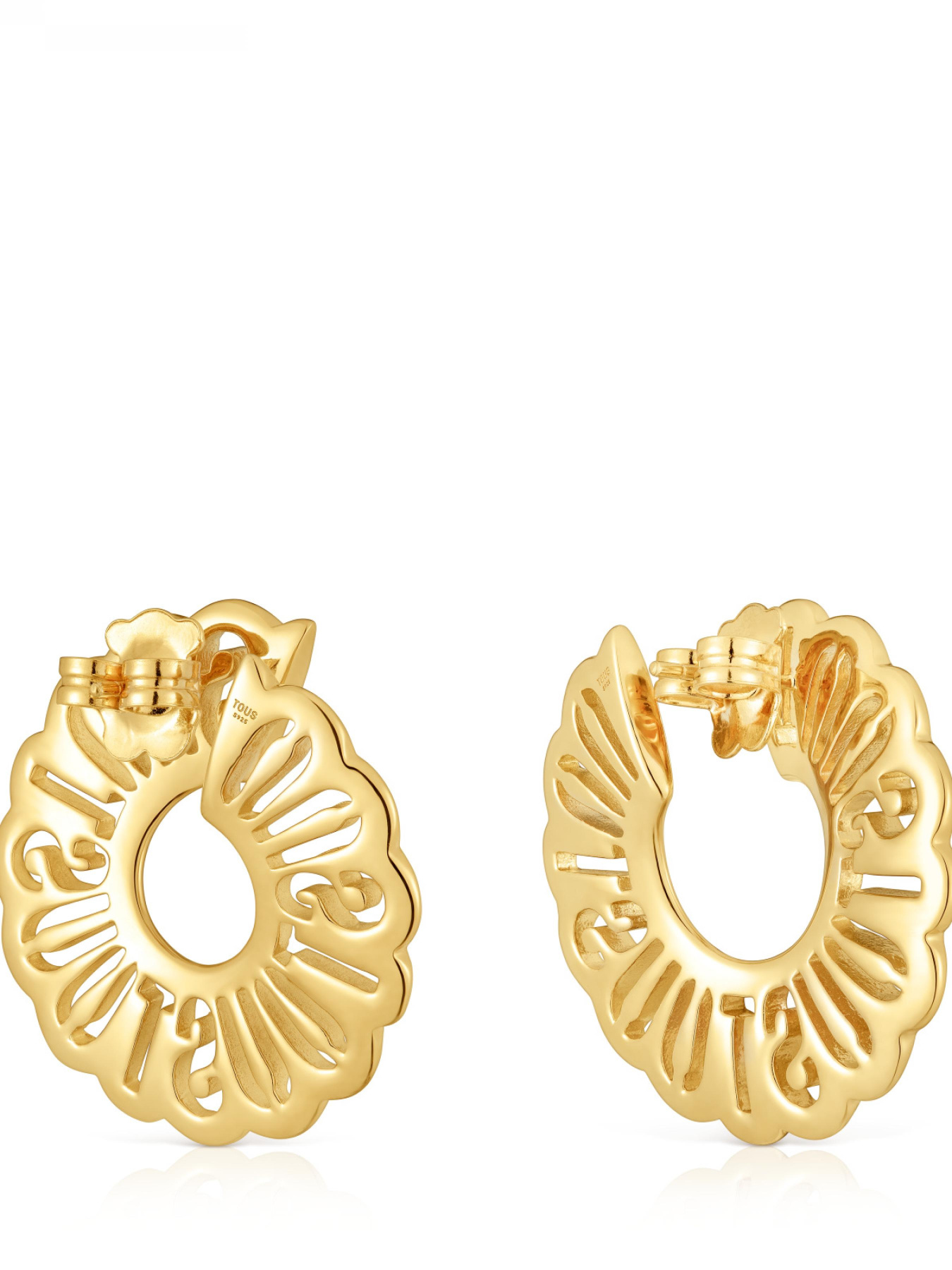Серьги-кольца TOUS модель 1004249000 Фото