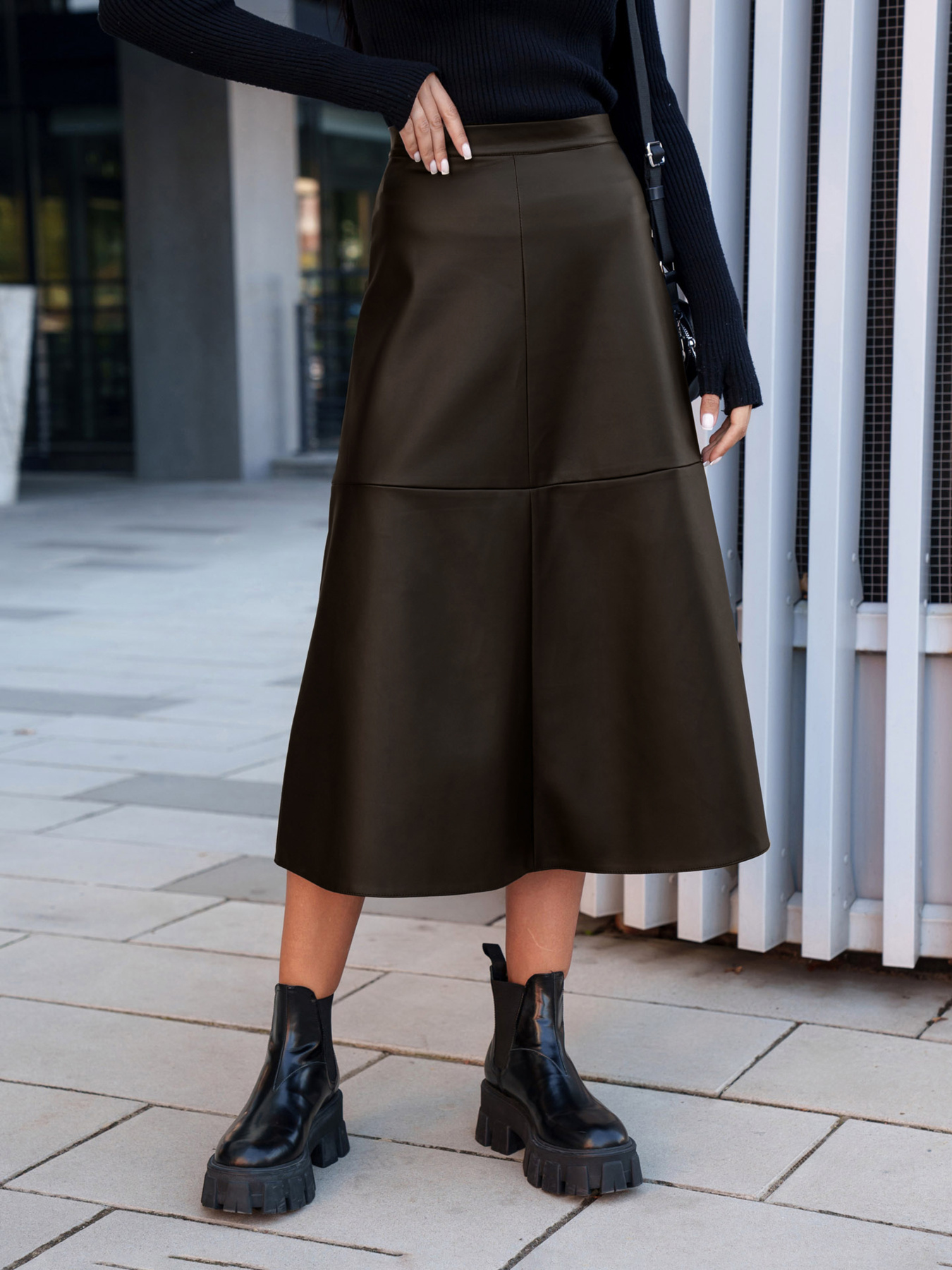 Юбка миди Jadone Fashion модель Spidnica_Arna_chok Фото