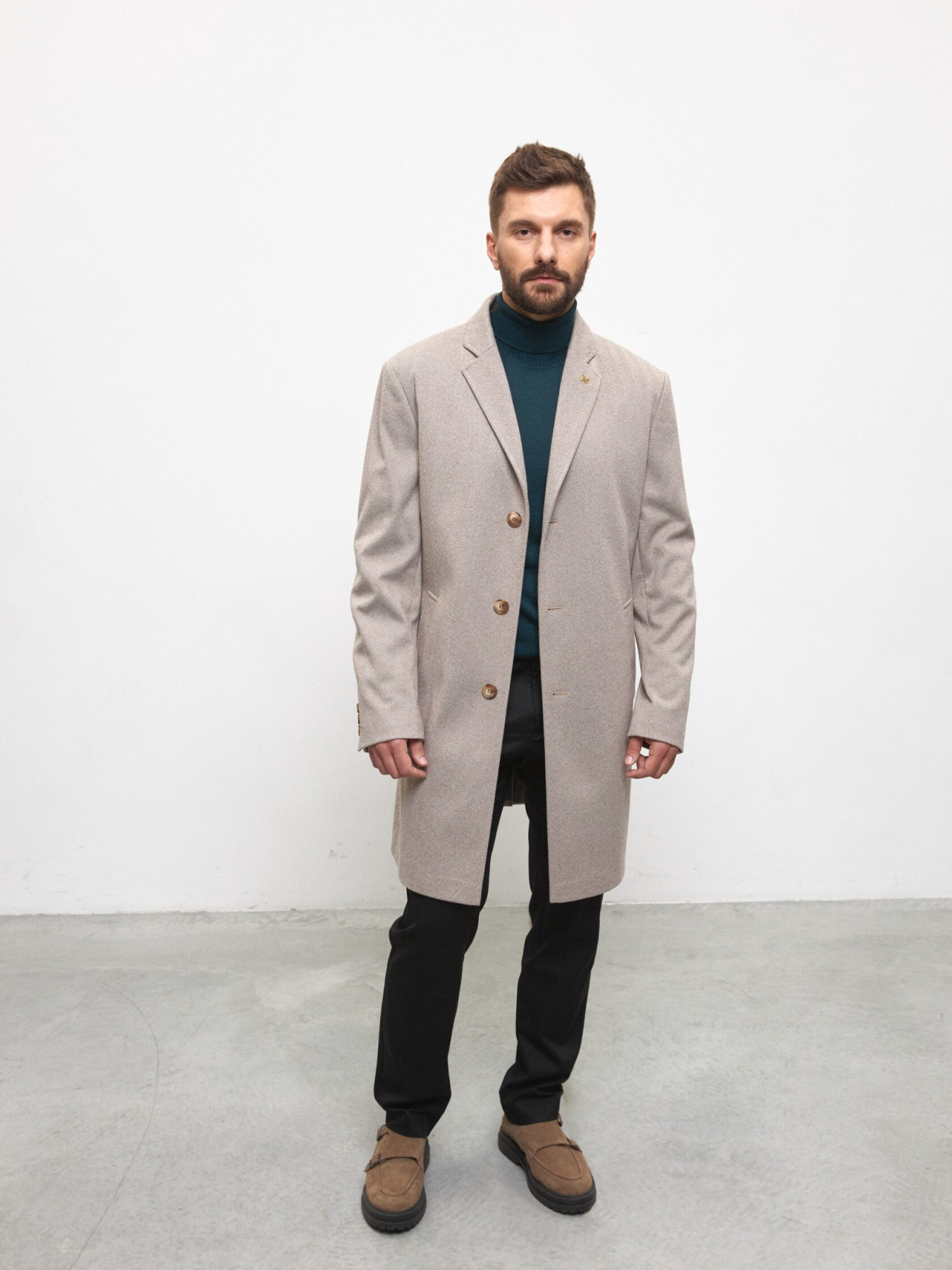 Пальто Andreas Moskin модель 24546876789 Фото