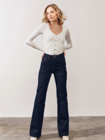 Расклешенные джинсы Gepur модель 47343 Расклешенные джинсы Gepur модель 47343 Фото