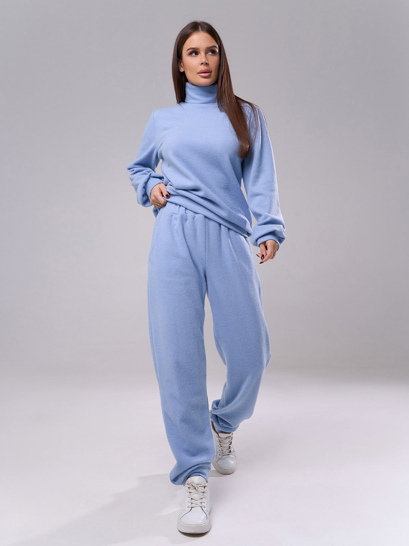 Костюм ISSA Plus модель 14893_голубой Фото