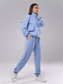 Повседневный костюм ISSA Plus модель 14893_голубой Повседневный костюм ISSA Plus модель 14893_голубой Фото