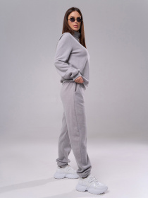 Повседневный костюм ISSA Plus модель 14893_серый Фото