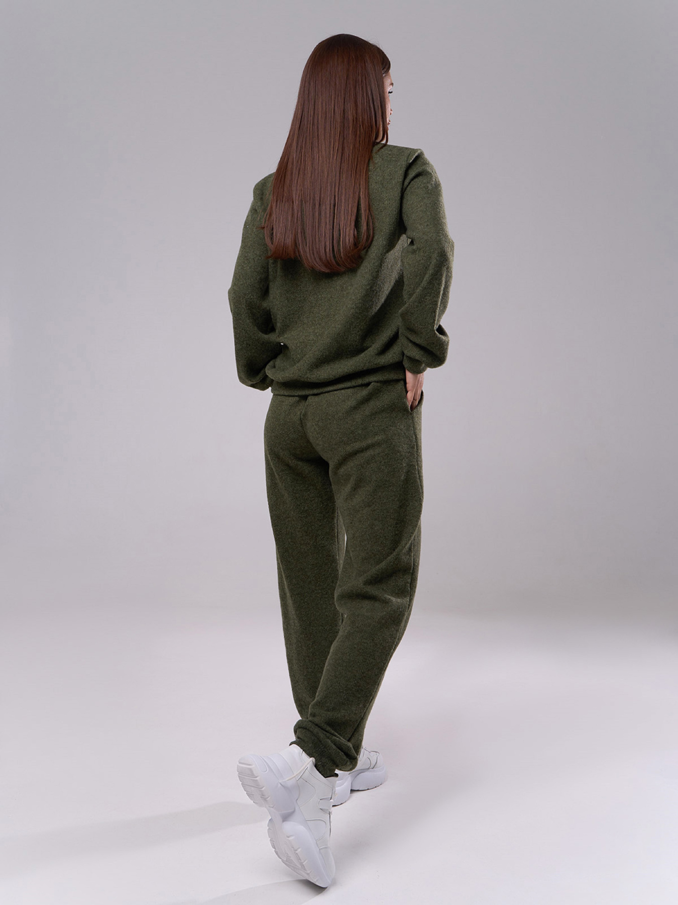 Костюм ISSA Plus модель 14893_хаки Фото