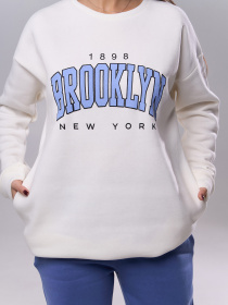 Повседневный костюм ISSA Plus модель 14894_голубой Фото