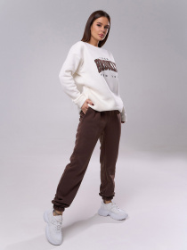 Повсякденний костюм ISSA Plus модель 14894_коричневый Фото