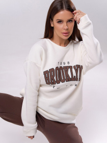 Повсякденний костюм ISSA Plus модель 14894_коричневый Фото