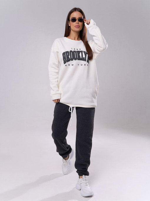 Повсякденний костюм ISSA Plus модель 14894_темно-серый Фото