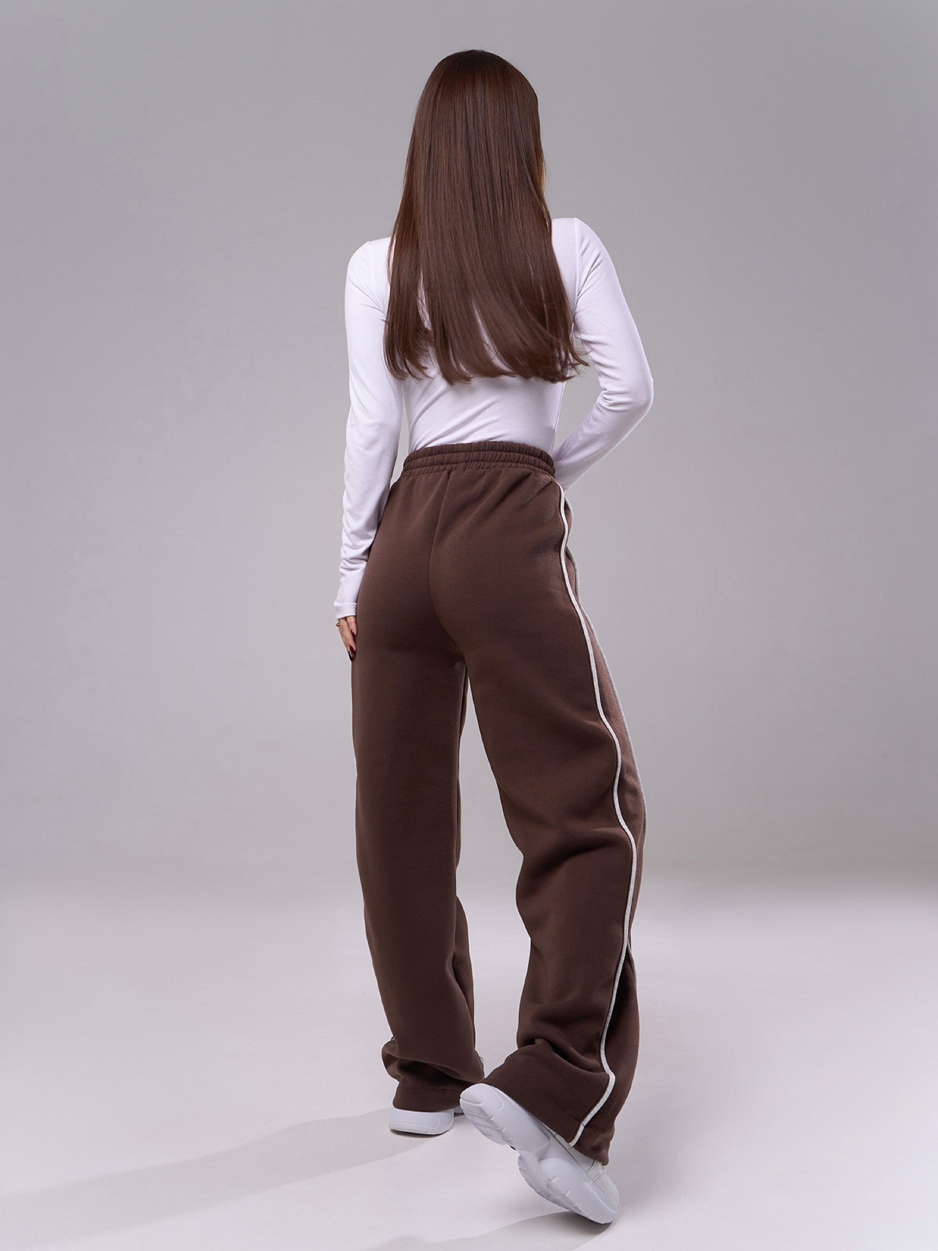 Штаны спортивные ISSA Plus модель 14907_коричневый Фото