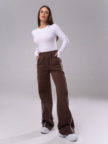 Спортивні штани ISSA Plus модель 14907_коричневый Фото