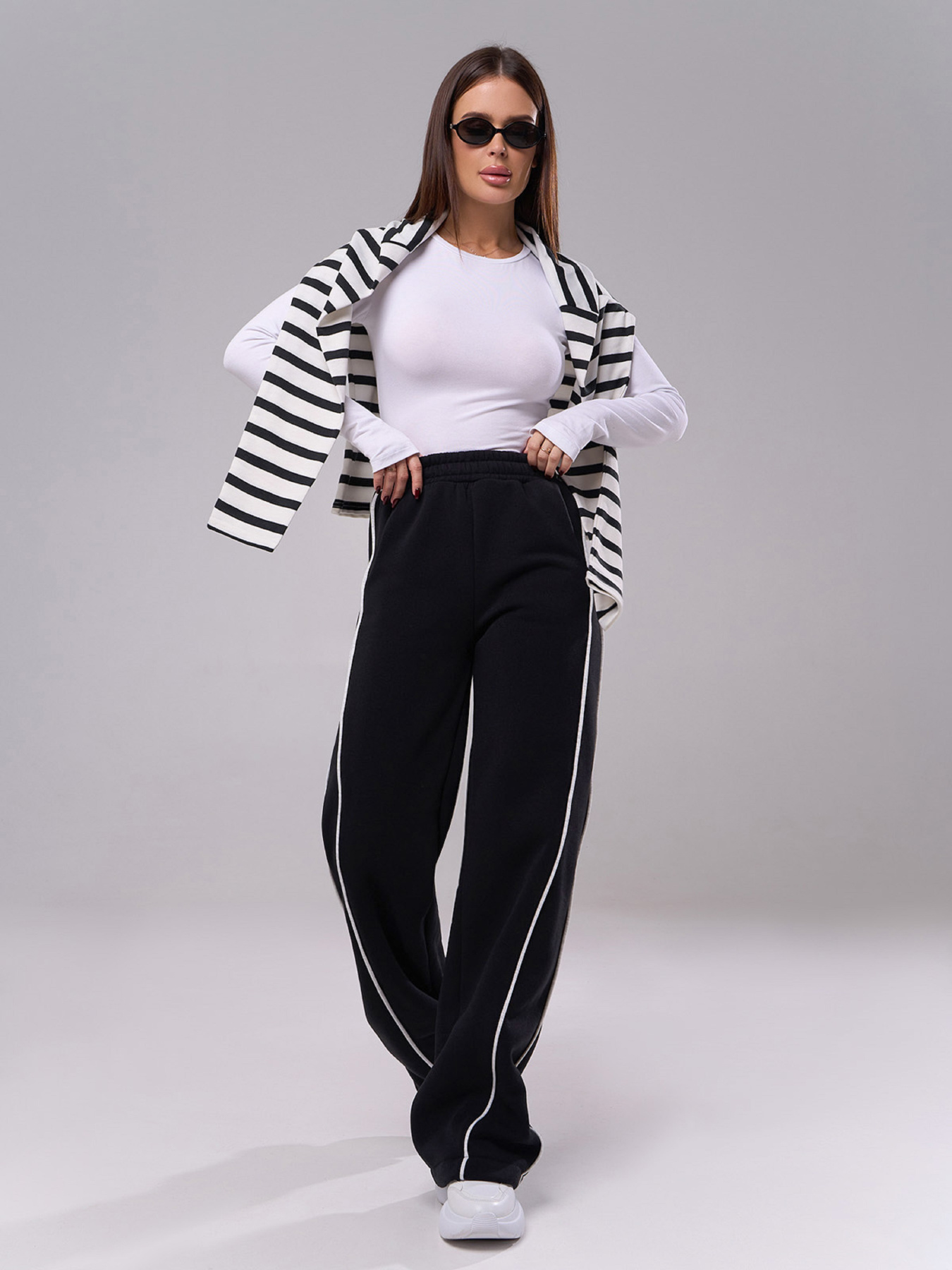 Штаны спортивные ISSA Plus модель 14907_черный Фото