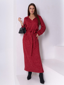 Платье макси ISSA Plus модель 14897_красный Фото