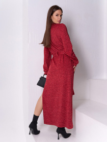 Сукня максі ISSA Plus модель 14897_красный Сукня максі ISSA Plus модель 14897_красный Фото