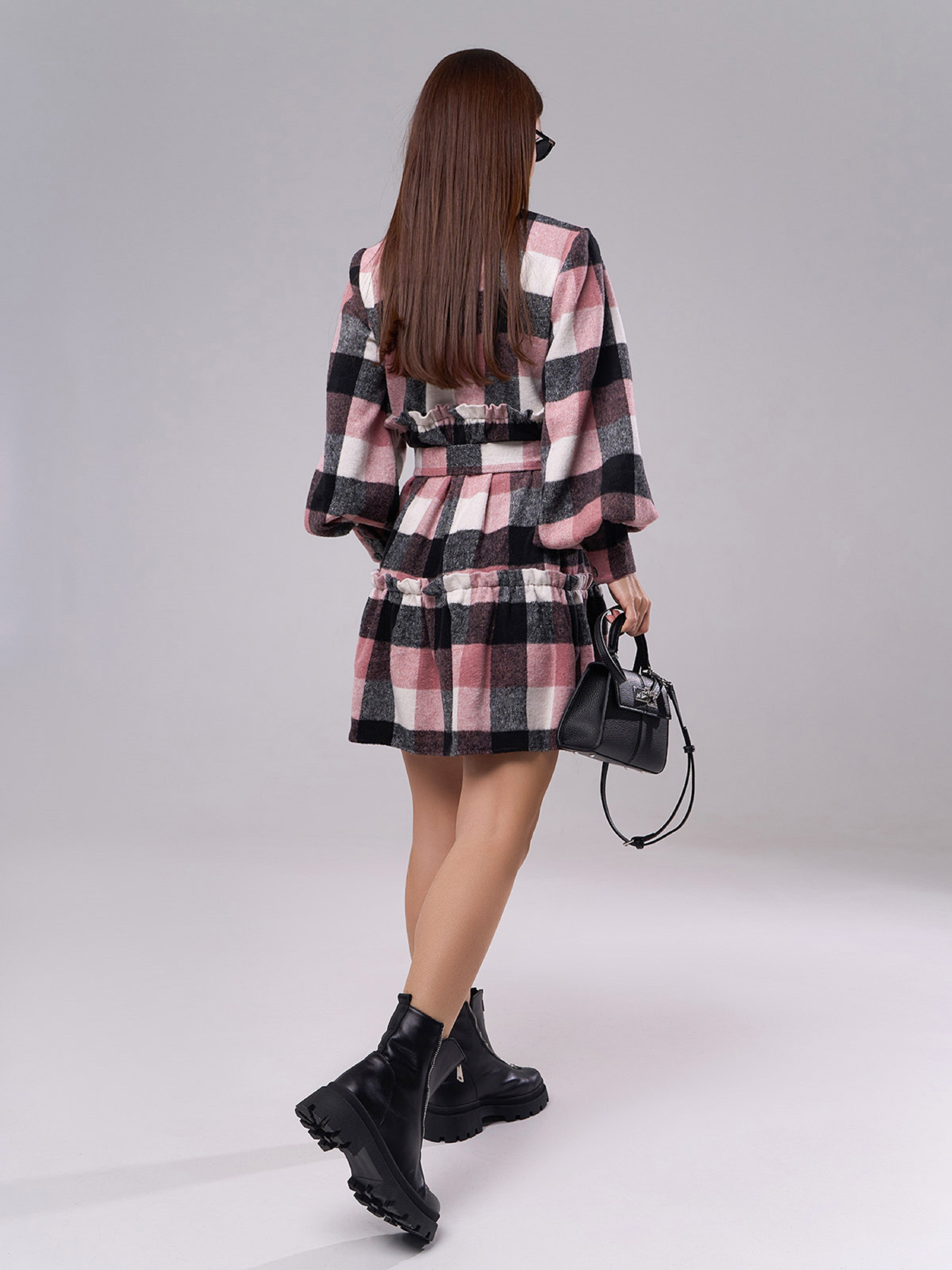 Сукня міні ISSA Plus модель 14895_мультиколор Фото