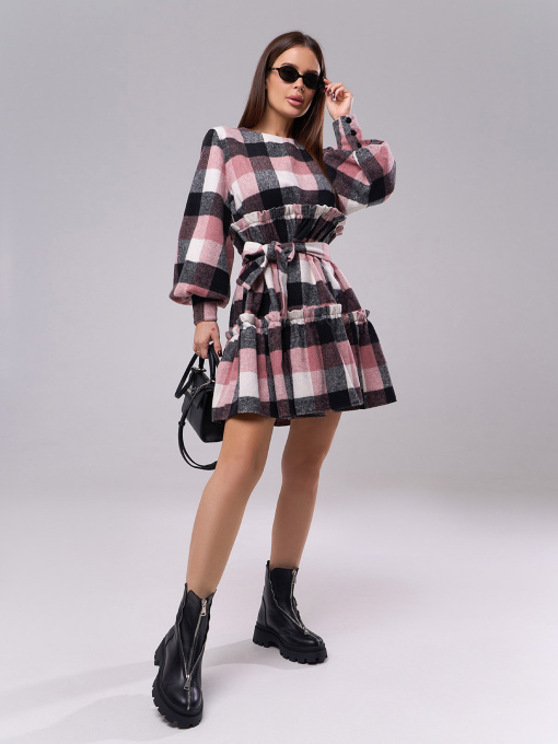 Платье мини ISSA Plus модель 14895_мультиколор Фото