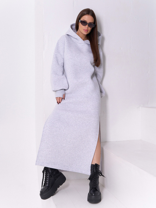 Платье макси ISSA Plus модель 14898_светло-серый Фото