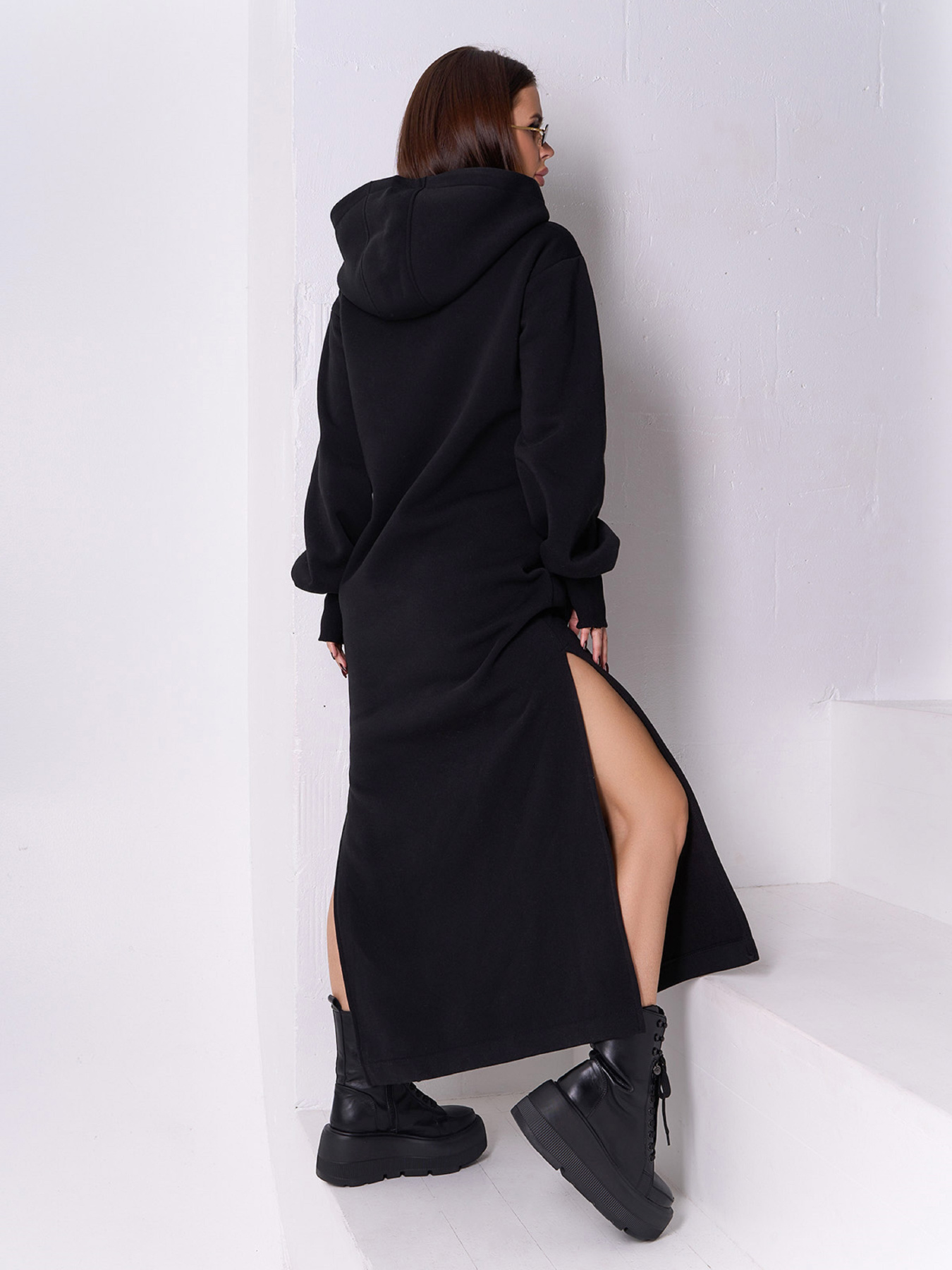 Платье макси ISSA Plus модель 14899_черный Фото