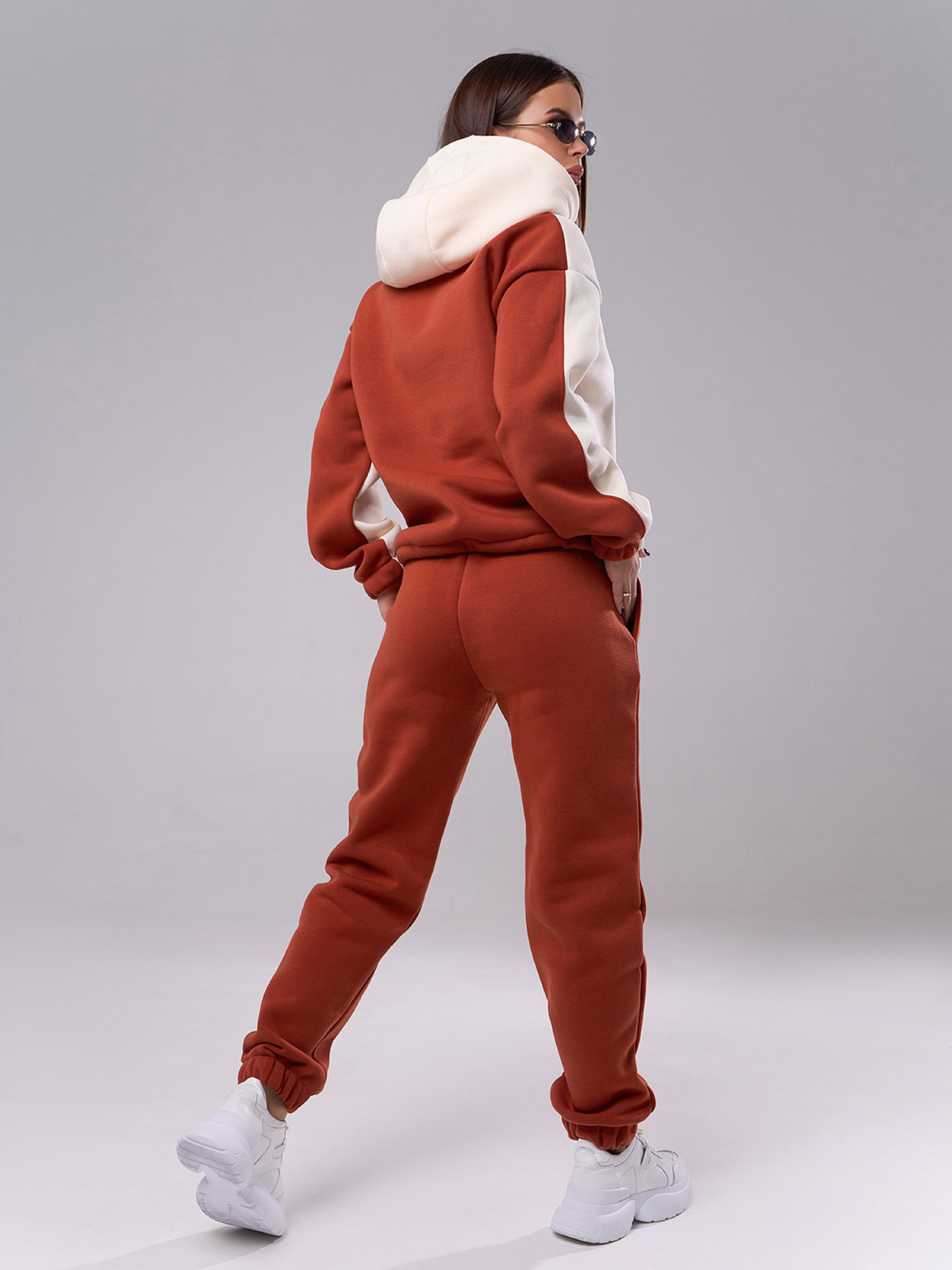 Повсякденний костюм ISSA Plus модель 14858_терракотовый Фото