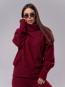 Костюм ISSA Plus модель 13533A_бордовый Фото