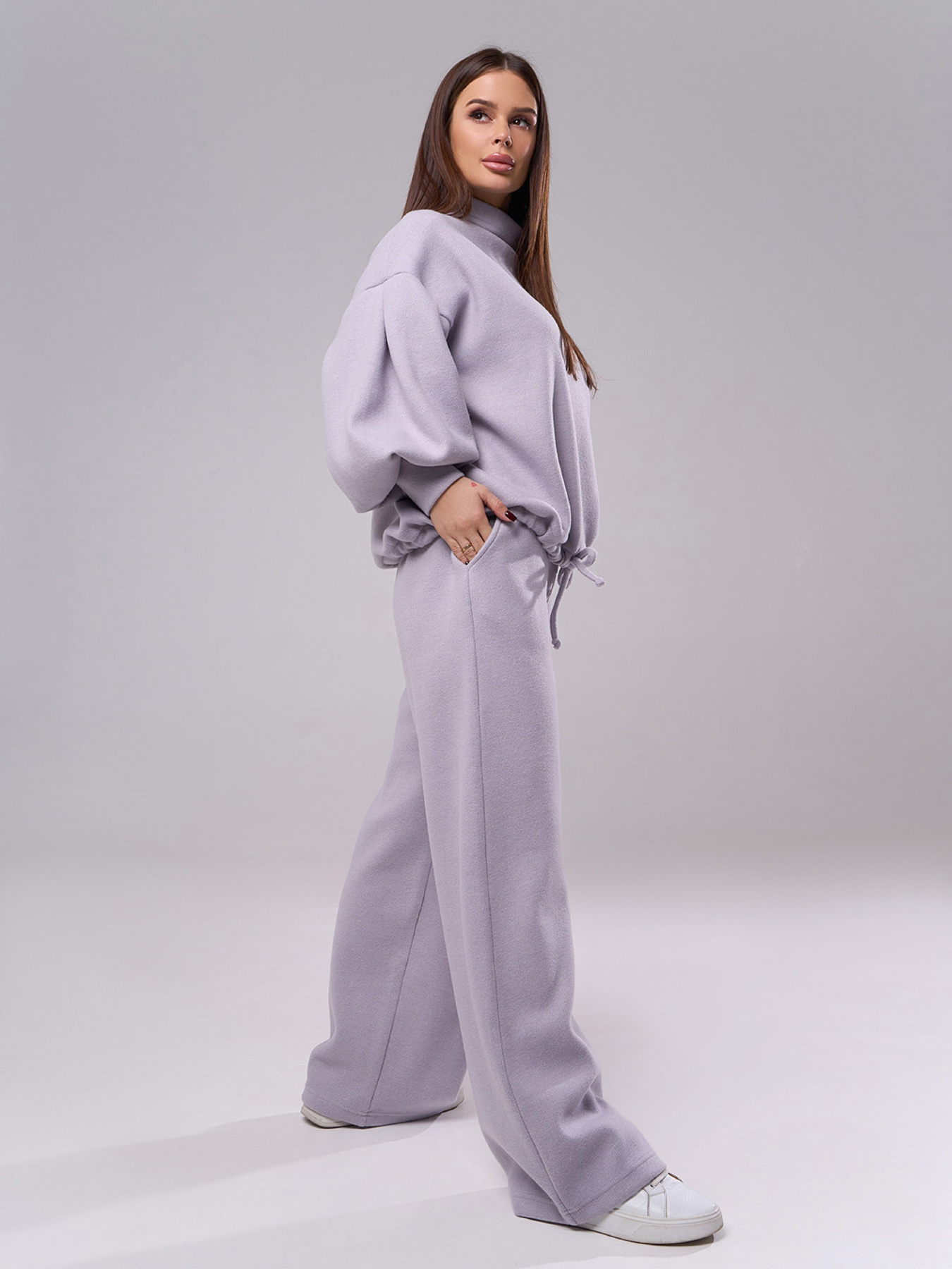 Повсякденний костюм ISSA Plus модель SA-572A_серый Фото