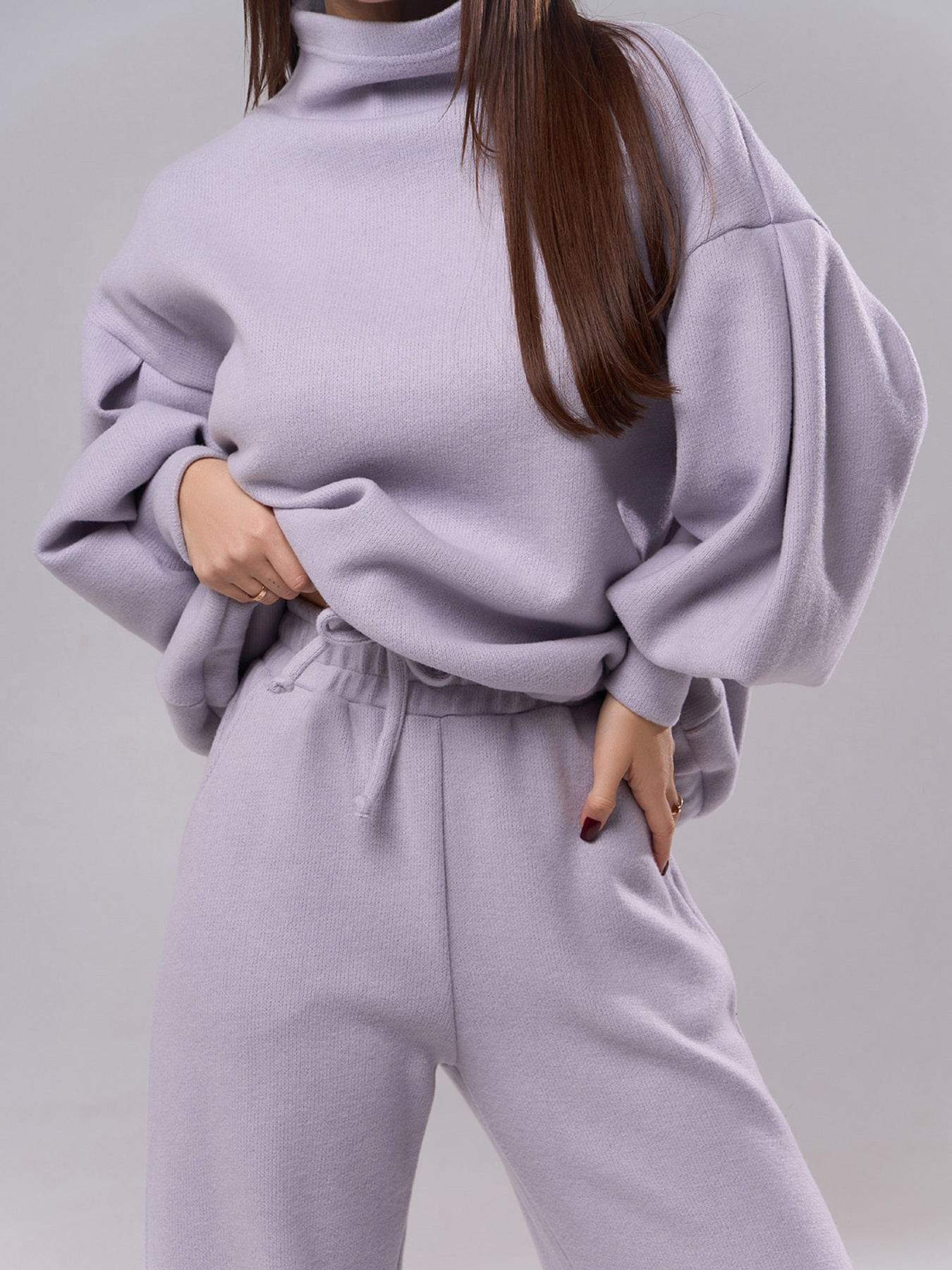 Повсякденний костюм ISSA Plus модель SA-572A_серый Фото